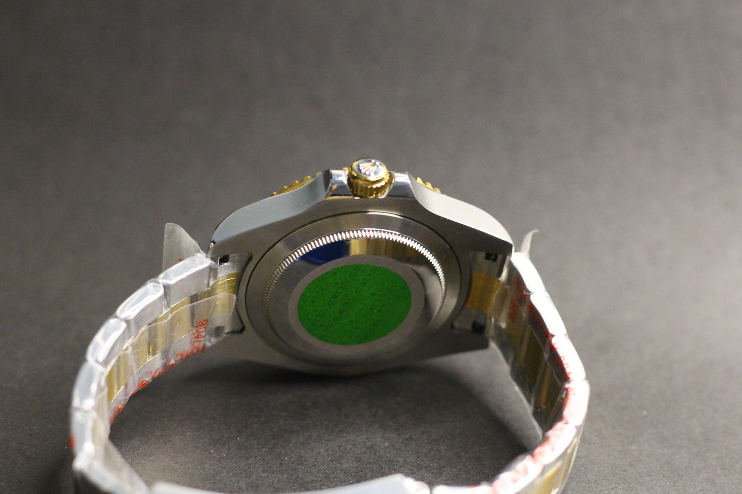 GMT Master | Auto | Gold Two Tone | Gloss black “Maxi” dial