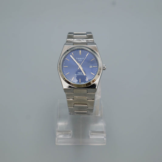 Tissot PRX | Stainless Steel | Smooth Bezel | Midnight Blue Dial