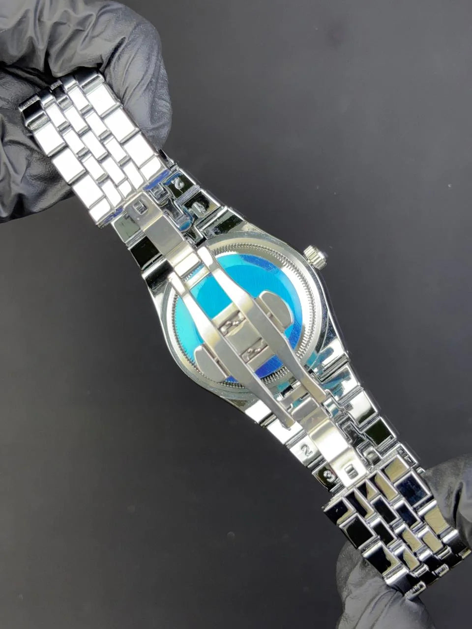 Rolex Watch 2025 Edition - Silver With Green Dial