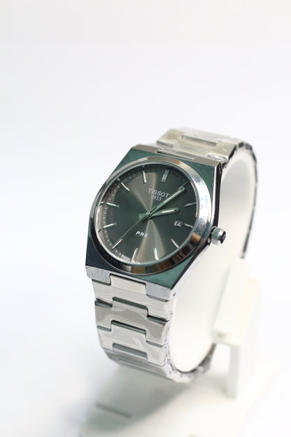 Tissot PRX | Stainless Steel | Smooth Bezel | Midnight Blue, White & Grey Dials