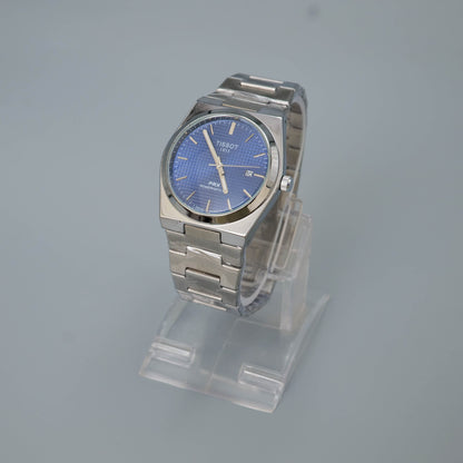 Tissot PRX | Stainless Steel | Smooth Bezel | Midnight Blue, White & Grey Dials