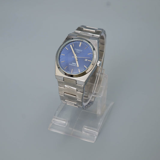 Tissot PRX | Stainless Steel | Smooth Bezel | Midnight Blue Dial