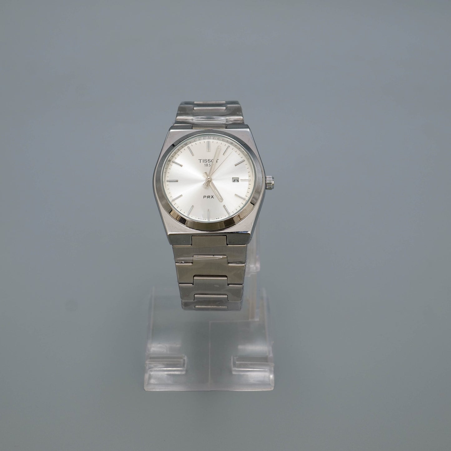 Tissot PRX | Stainless Steel | Smooth Bezel | Midnight Blue, White & Grey Dials