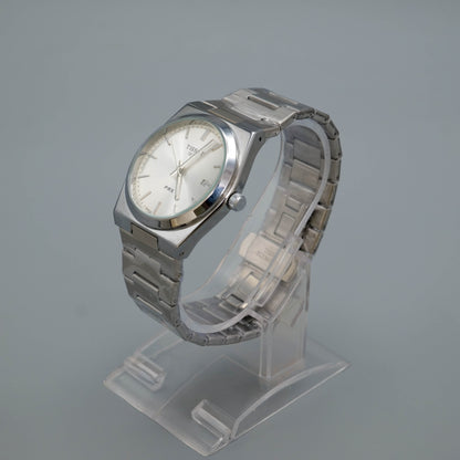 Tissot PRX | Stainless Steel | Smooth Bezel | Midnight Blue, White & Grey Dials