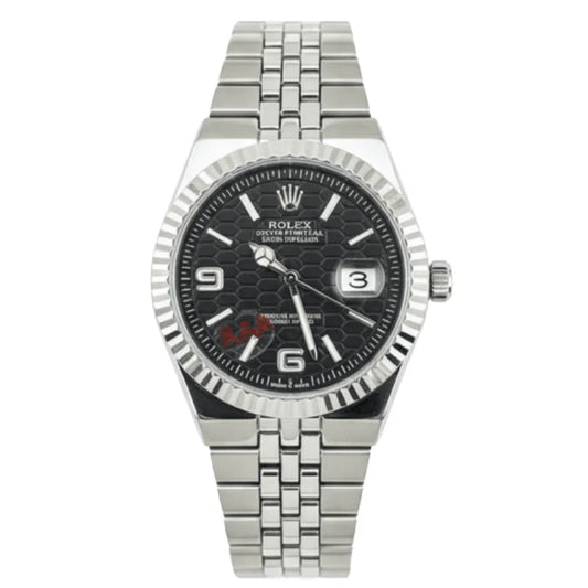 Rolex Watch 2025 Edition - Silver With Black Dial