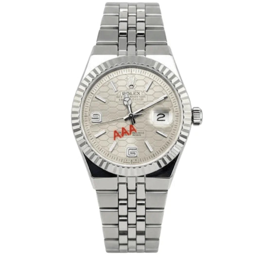 Rolex Watch 2025 Edition - Silver With Grey Dial