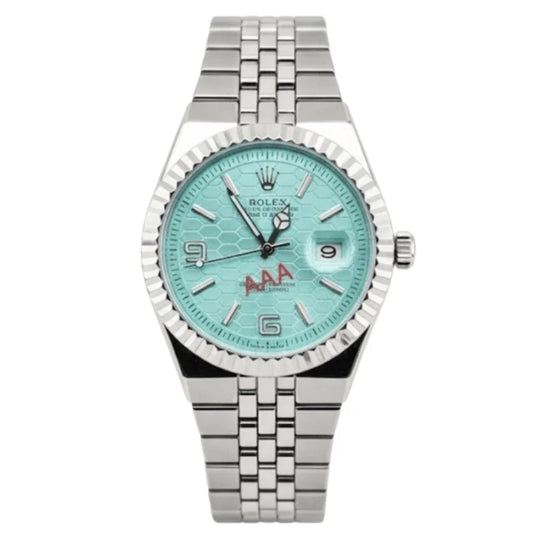 Rolex Watch 2025 Edition - Silver With Black Dial